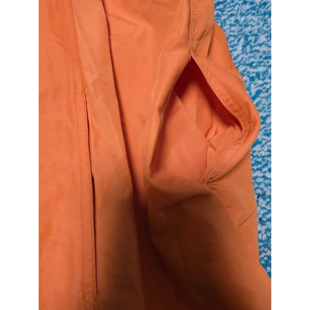 Calvin Klein Classics  Women 8 Orange Excellent Vintage Open Front‎ Flared (A)